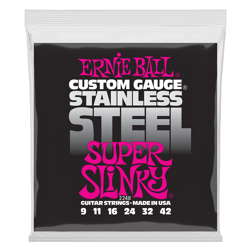 Ernie Ball 2248 Stainless Super Slinky Dirty Riffs