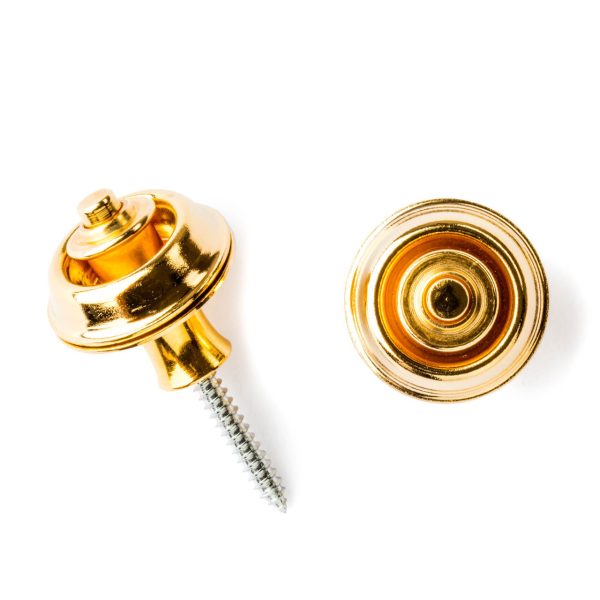 Dunlop Straplock Set - Original - Gold - 1104G - Image 2